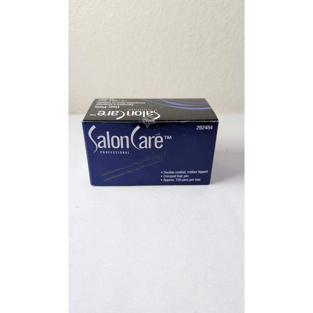 Salon Care Professional Black Crimped Hair Pins 1lb Box 292484